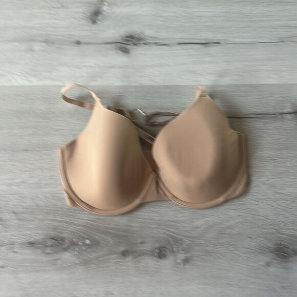 Skims fits everybody t-shirt Demi‎ bra in the color clay size 32DD NWT - Picture 6 of 8